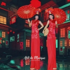 Asian Flair Stilt Walkers